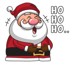 Om Santa sticker #8861845