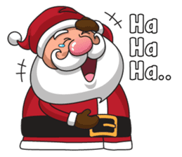 Om Santa sticker #8861847