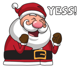 Om Santa sticker #8861850