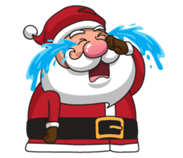 Om Santa sticker #8861851