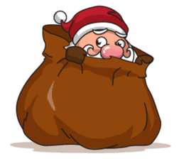 Om Santa sticker #8861852