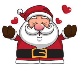 Om Santa sticker #8861853