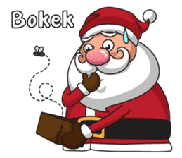 Om Santa sticker #8861854