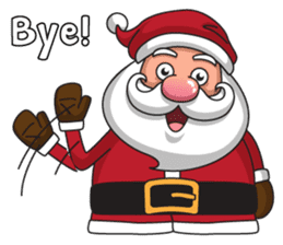 Om Santa sticker #8861855