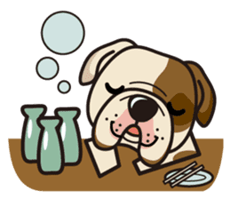 iinu - Bulldog sticker #8862707