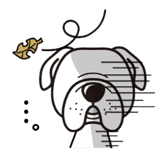 iinu - Bulldog sticker #8862719