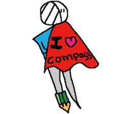 CompassMan sticker #8862908