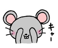 Pleasant one day of a mouse. sticker #8863739
