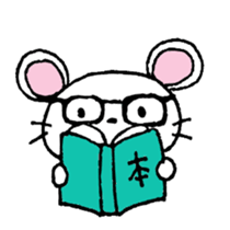 Pleasant one day of a mouse. sticker #8863750