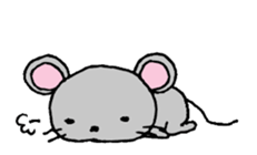 Pleasant one day of a mouse. sticker #8863759