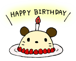 Pleasant one day of a mouse. sticker #8863774