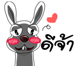 rabbit joke v.001a sticker #8863896