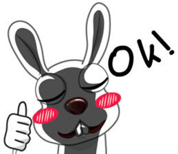 rabbit joke v.001a sticker #8863901