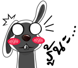 rabbit joke v.001a sticker #8863903
