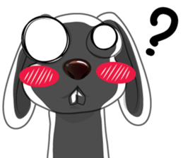 rabbit joke v.001a sticker #8863906