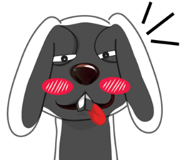 rabbit joke v.001a sticker #8863910