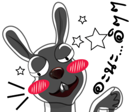 rabbit joke v.001a sticker #8863914