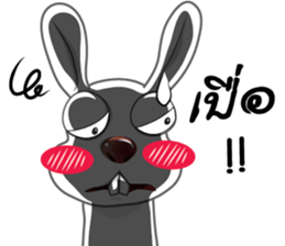rabbit joke v.001a sticker #8863917