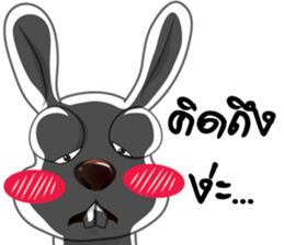rabbit joke v.001a sticker #8863918