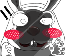 rabbit joke v.001a sticker #8863924
