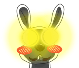 rabbit joke v.001a sticker #8863926