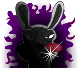 rabbit joke v.001a sticker #8863932