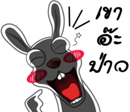 rabbit joke v.001a sticker #8863935