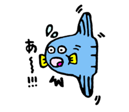 Mr.Sunfish and his boon buddies sticker #8864510