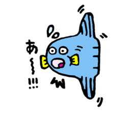 Mr.Sunfish and his boon buddies sticker #8864510