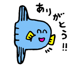 Mr.Sunfish and his boon buddies sticker #8864512