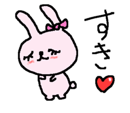 Love sweet 3 rabbits stickers. sticker #8864536