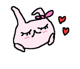 Love sweet 3 rabbits stickers. sticker #8864538