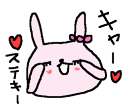 Love sweet 3 rabbits stickers. sticker #8864554