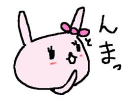 Love sweet 3 rabbits stickers. sticker #8864555