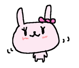 Love sweet 3 rabbits stickers. sticker #8864568