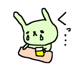 Love sweet 3 rabbits stickers. sticker #8864570