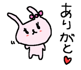 Love sweet 3 rabbits stickers. sticker #8864572