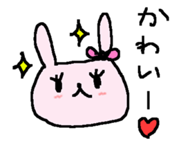 Love sweet 3 rabbits stickers. sticker #8864573