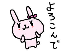 Love sweet 3 rabbits stickers. sticker #8864575