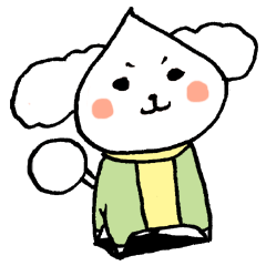 chestnut head poodle`hime`