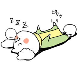 chestnut head poodle`hime` sticker #8865660