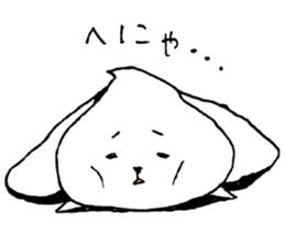 chestnut head poodle`hime` sticker #8865661