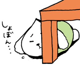 chestnut head poodle`hime` sticker #8865663