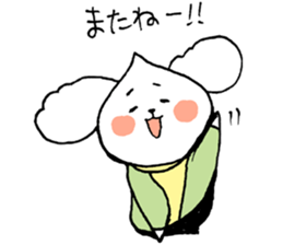 chestnut head poodle`hime` sticker #8865668