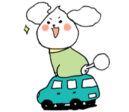 chestnut head poodle`hime` sticker #8865669