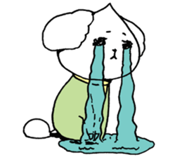 chestnut head poodle`hime` sticker #8865675