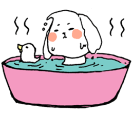 chestnut head poodle`hime` sticker #8865679