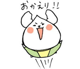 chestnut head poodle`hime` sticker #8865680