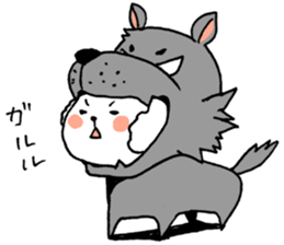 chestnut head poodle`hime` sticker #8865690