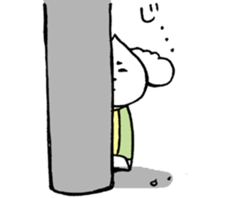 chestnut head poodle`hime` sticker #8865691